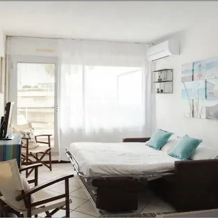 Apartmán Canelle- Beau 2p,tout Confort, Vue Mer, Piscine Antibes