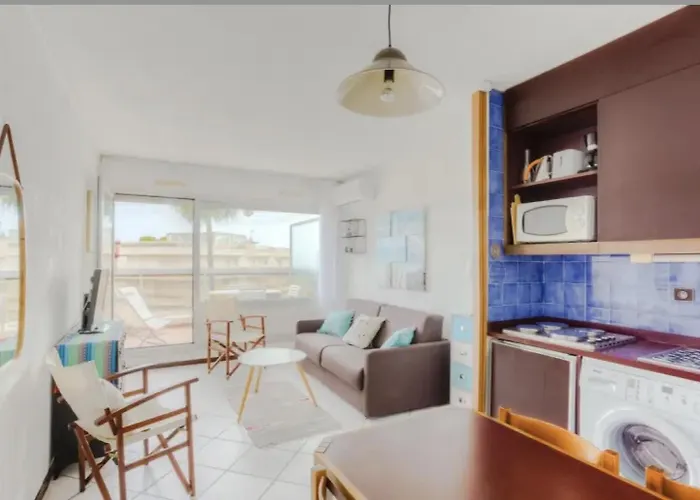 Canelle- Beau 2p,tout Confort, Vue Mer, Piscine Apartman